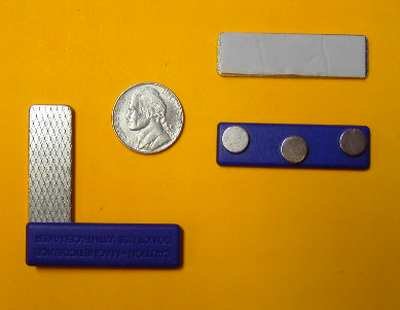 Applied Magnets Â® 10 Name Badge Magnets - Magnetic Name Tag Holders w/ Three Neodymium Magnets