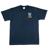 GENUINE NYPD EMBROIDERED NAVY BLUE T-SHIRT