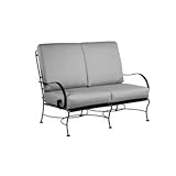 O.W. Lee Avalon Two Seat Sofa 4355-2SSP44GR-20A Black Suede 4355-2S