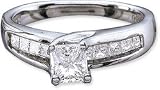 1 3/4 ctw. Certified Princess Cut Platinum Bridal Ring