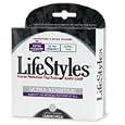 LifeStyles Extra Pleasure Brand 1746 Ultra Sensitive Condoms, Lubricated, 36-Count Boxes (Pack of 2)