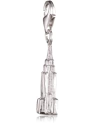 VINANI brand Germany 925 Sterling Silver Charm Pendant Empire State Building shiny New York HEM