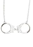 Rhinestone Handcuff Necklace
