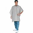Scalpmaster Nylon Striped Barber Cloth 45" x 50" Snap Black
