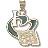LogoArt Dale Earnhardt, Jr. AMP Energy 10K I Heart Pendant - JR AMP ENERGY One Size