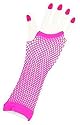 Pink Fishnet Fingerless Gloves