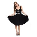 Elegantes Luxus Abend Cocktail Kleid, Farbe schwarz