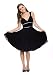 Elegantes Luxus Abend Cocktail Kleid, Farbe schwarz, Gr.44 schwarz
