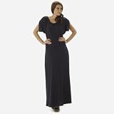 H! by Henry Holland- Navy drape sleeve maxi dress