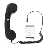 Cosmos Black Foggy Unique Retro Telephone Style Headset for iphone 4/3G/3GS ipad 2 ipod touch Blackberry Nokia HTC + Free Cosmos Cable Tie