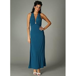 Plunging V-Cut Open Back Sheath for Bridesmaid Formal Prom