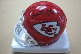 Trent Green Autographed/Hand Signed Chiefs Mini Helmet