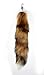 Canadian Red Fox Tails Fire Fox Tail Fox Fur Keychains Natural Color 17