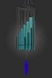 Goose Rocks Designs Dryden Handcrafted Stained Glass Wind Chime