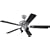 Westinghouse 7875300 Helix Four-Light 52-Inch Five-Blade Ceiling Fan, Black with High Gloss Black Globes