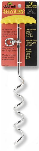 Childrens Toyshop  Pet Supplies : Easy Turn Stakes 9 mm x 18 in.