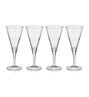 4 Valencia Flute Glasses