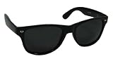Wayfarer Style Sunglasses Dark Lens Black Frame