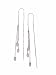 Sterling Silver Jeweled Threader Earrings