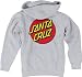 Santa Cruz Classic Dot Hooded Sweatshirt [Small] Heather Grey