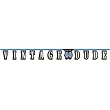 Creative Converting Vintage Dude 40th Birthday Jointed Letter Banner