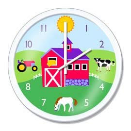 Country Farm Children's Clock by Olive Kids