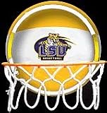 University of Louisiana State (LSU) Tigers Neon Basketball Hoop