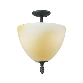 Thomas Lighting Willow Semi-Flush Ceiling Light