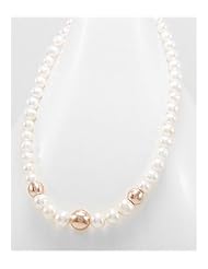 Fresh Water Pearl Necklace In 92.5 Sterling Silver