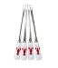 Set of 4 Lobster Forks by Steel Function