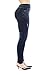 VIRGIN ONLY Women's Jeans Printed Seamless Plus Size Leggings (Plus Size, 62 Navy)