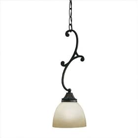 Wisteria Pendant in Sable Bronze by Thomas Lighting