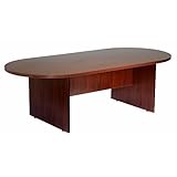 Boss 95 inch by 43 inch Conference Table, Mahogany