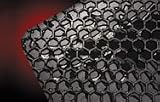 Hexomat custom all weather floor mats for 2007 Honda Fit Hexomat Cargo Mat Black