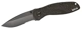 Kershaw Ken Onion Black Blur Serrated Folding Knife with Speed Safe