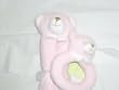 Super Soft Security Blanket with Matching Rattle Baby Gift Set : Pink Bear