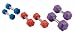 Rubber Hex Aerobic Dumbbells