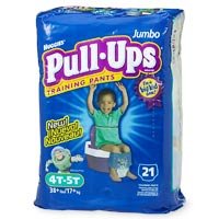 Huggies Pull Ups Training Pants, Jumbo Pack,Boys Extra-Large Size 4T-5T, 21415 - 19 diapers / pack, 4packs