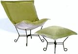 Chicago Textile steel ottoman frame only