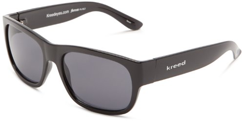 Kreed Men's Back Bacon Wayfarer Sunglasses,Black,54 mm