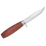 Mora of Sweden Knives 612 Carbon Steel FOS Morakniv Classic 612 Fixed Blade Knife with Red Wood Handle