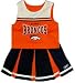 Denver Broncos Two Piece Childrens Cheerleader Outfit, Size= Large