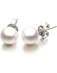 Akoya Cultured Pearl Earrings AA 8-8.5 mm with 14kt Gold Post