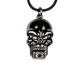 Evil Skull Head Pendant - Collectible Medallion Necklace Accessory