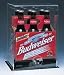 Collectors Six Pack Long Neck Bottle NFL Display Case with Engraved NFL Team Logo