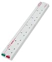 Masterplug Indoor Power 6-Gang Surge Protected Extension Lead 2m - White