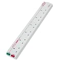 Masterplug Indoor Power 6-Gang Surge Protected Extension Lead 2m - White