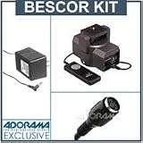 Bescor MP101 Video Motorized Pan Head_- Bundle - with Bescor AC Cord f/Motorized Pan Head & Bescor Motorized Pan Head 20' Extension Cord