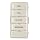 Leviton VPZLB-Z4W Vizia RF + White Label Kit for 4-Button Zone Controller (VRCZ4)