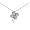 Eve's Addiction Good Luck Sterling Silver Four Leaf Clover Pendant, 16 inches